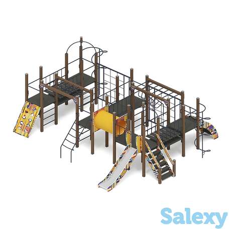 Детский игровой комплекс «спорт (ритм)» дик 2.06.01-01 h=1200, фотография 1