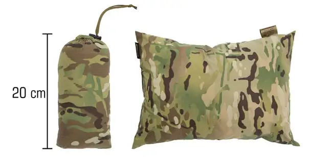 Подушка carinthia travel pillow multicam, фотография 1