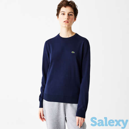 Женский свитер lacoste crew neck, фотография 1