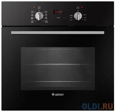 Электрический шкаф gefest da 622-02 am черный, фотография 1