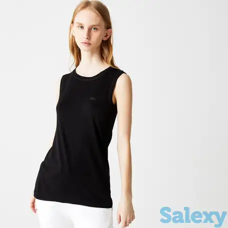 Женская футболка lacoste slim fit, фотография 1