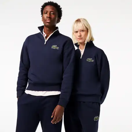 Толстовка lacoste unisex loose fit с флисом, фотография 1