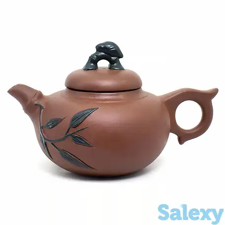 Чайник глиняный хамелеон 