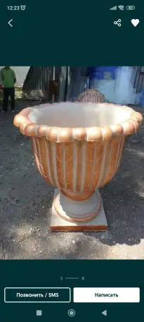 Продажа - изготовление  МАФ, вазоны, клумбы для цветов, горшки, дорожные ограничители в Казахстане в Алматы., фотография 9