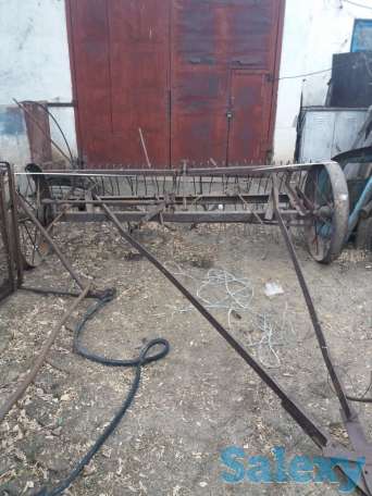 Сенокосилка однобрусковая +грабли + волокуша, фотография 1