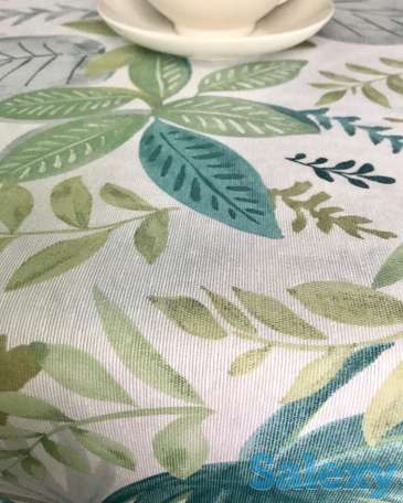 Очаровательная Итальянская скатерть Эдера с зеленью, фотография 5