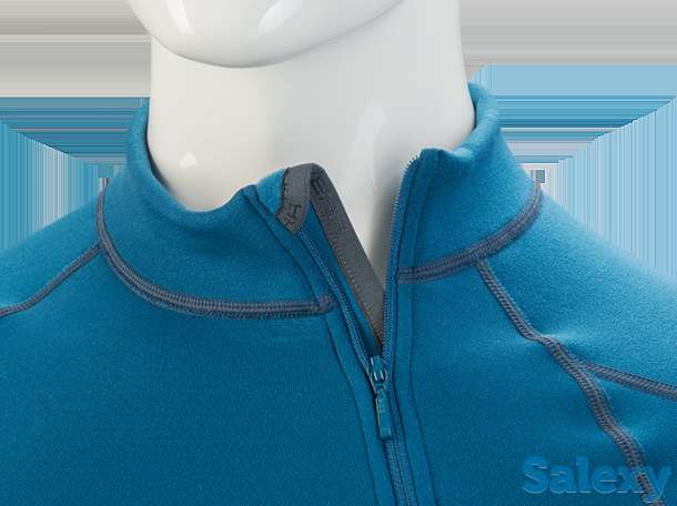 Термобелье майка сивера сноуи вп(м) с воротником и полуперчаткой мужская черная, фотография 3