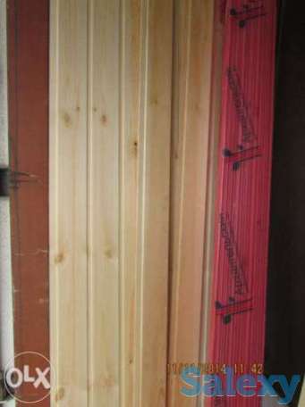 Вагонка,сосна сорт А, Архангельская размер 12,5х96х2,1.,2,4.,2,55.,2,7, фотография 1