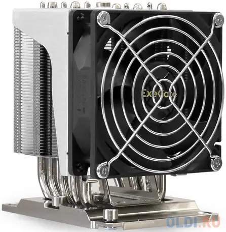 Кулер exegate esnk-p0070aps4.pwm.4u.3647.cu (al+cu, 4u, 5 тепл. трубок, lga3647, tdp 205w,, фотография 1