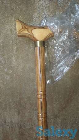 Великолепная резная трость дерево, фотография 2