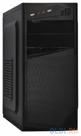 Корпус atx exegate xp-333u без бп чёрный ex283075rus, фотография 1