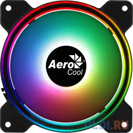 Вентилятор aerocool saturn 12f 120x120mm 4-pin (molex)20db 140gr led ret, фотография 1