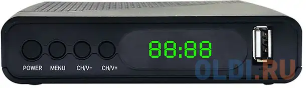 Ресивер dvb-t2 hyundai h-dvb500 черный, фотография 1