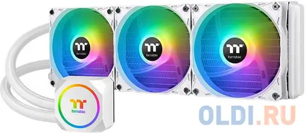 Th360 argb sync snow edition [cl-w302-pl12sw-a] /all-in-one liquid cooling system/argb fan, фотография 1