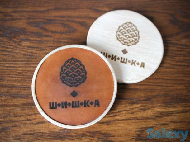 Костер деревянный. Гравировка дерева на костере с нанесением любого логотипа., фотография 1