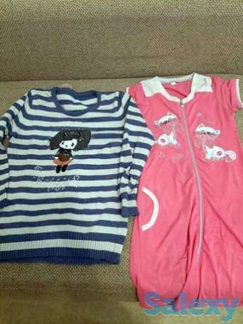 Продам теплый свитер б/у, халат, фотография 1