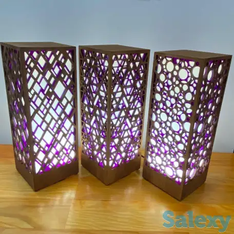 Фиолетовый Интерьерный светильник - ночник, фотография 10