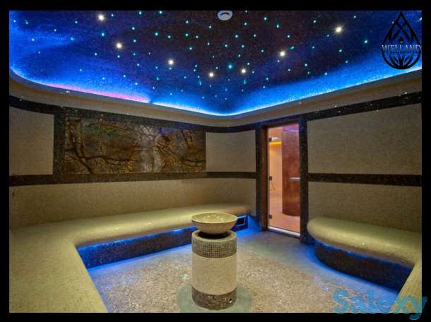 Декоративное освещение для паровой комнаты, фотография 1