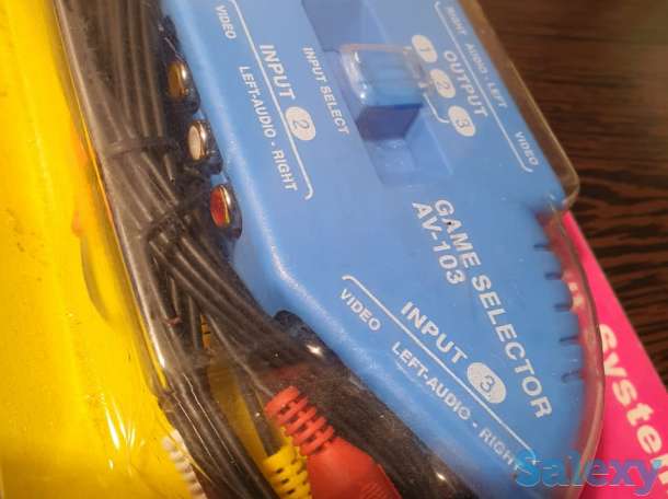 3в1 аудио видео AV RCA конвертер преобразователь разветвитель DVD, фотография 3