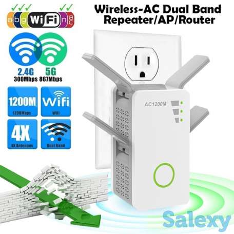 Продам усилитель Wi-Fi сигнала, репитер, роутер, точка доступа, 1200Mbps, Pix Link LV-AC09, фотография 1