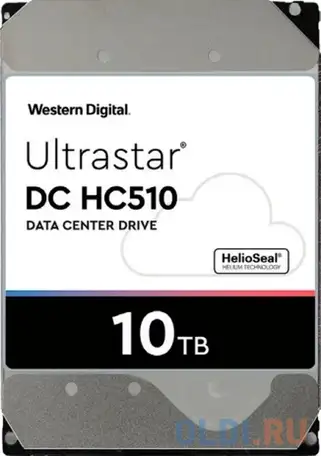3.5" 10tb wd ultrastar dc hc510 [huh721010ale600] sata 6gb/s, 7200rpm, 256mb,, фотография 1