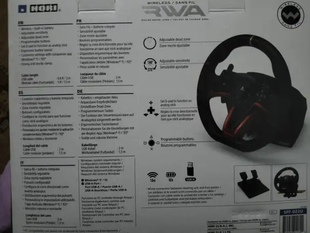 игровой руль PS Hori, фотография 3