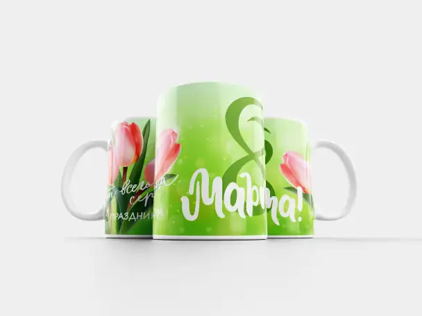 Кружечки на 8 Марта, фотография 3