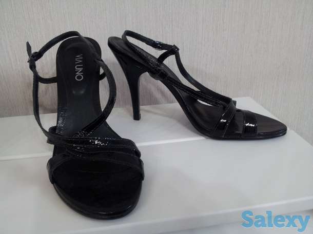 Босоножки черные Via Uno (Бразилия), недорого, фотография 3