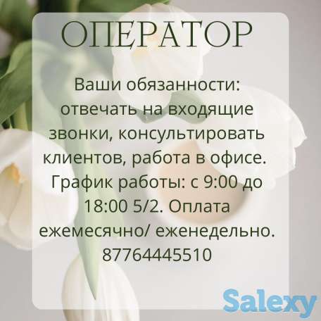 Оператор, фотография 1