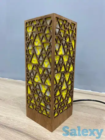 Желтый Интерьерный светильник - ночник, фотография 2