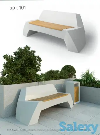 Скамьи,Урны,Вазоны из компазитного мрамора от завода производителя, фотография 7