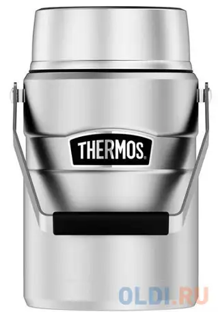 Термос для еды thermos sk3030 ms 1.2л. серый картонная коробка (491474), фотография 1