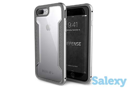 Чехол металлический x-doria defense shield для apple iphone 8/7 plus. серебристый, фотография 1