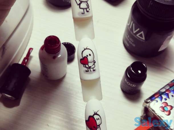 наращивание ногтей покрытие гель лак маникюр педикюр, фотография 10