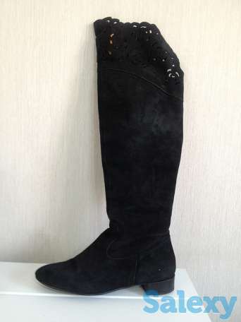 Сапоги замшевые, Италия, недорого, фотография 2