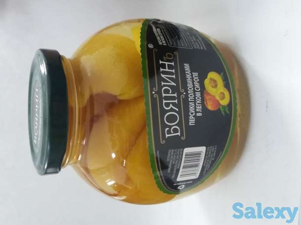 Персики половинки в легком сиропе с/б, ж/б, фотография 4