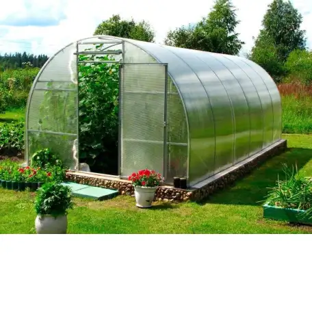 Теплица дачная из поликарбоната, фотография 2