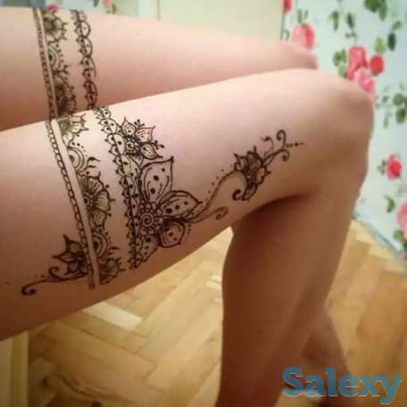 Роспись по телу хной, глитером.Свадебное мехенди,, фотография 3