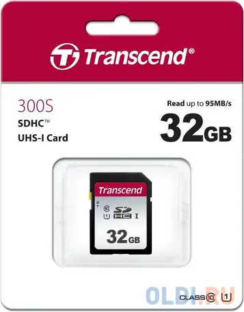 Карта памяти sdhc 32gb transcend s300 class10 uhs-1, u1 [ts32gsdc300s], фотография 1