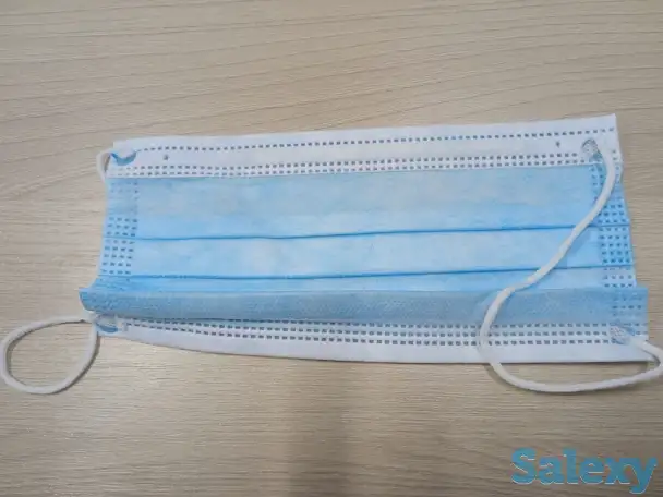 Маски трехслойные, одноразовые оптом, фотография 4