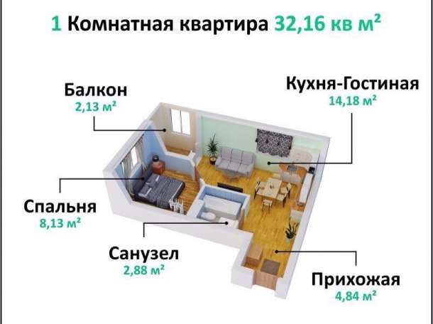 Элитные квартиры в центре Бишкека всего за 14500$, Бишкек ,Логвиненко 10, фотография 4