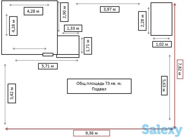 Сдам в аренду 2 помещения, Калкаман, мкр Шугыла. Елибаева 1Б, фотография 2