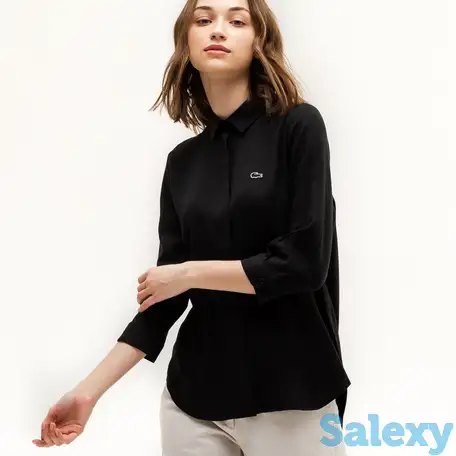 Женская рубашка lacoste regular fit, фотография 1