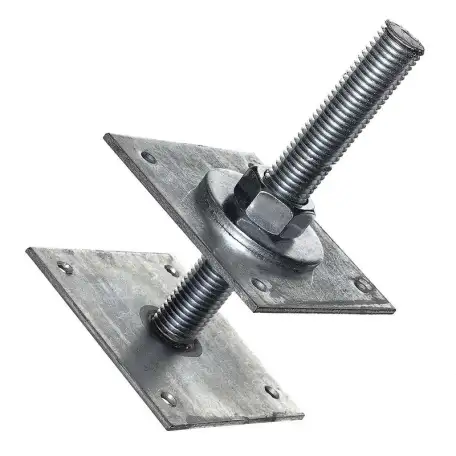 Домкрат установочный Размер: 120х120х8 мм, фотография 1