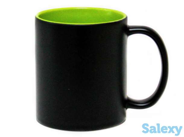 Хамелеон с рисунком. Кружка хамелеон с крутым рисунком, логотипом, в оригинальном дизайне., фотография 1