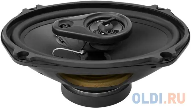 Колонки автомобильные soundmax sm-csl693 4ом 15x23см (6x9дюйм) (ком.:2кол.) коаксиальные трехполосны, фотография 1