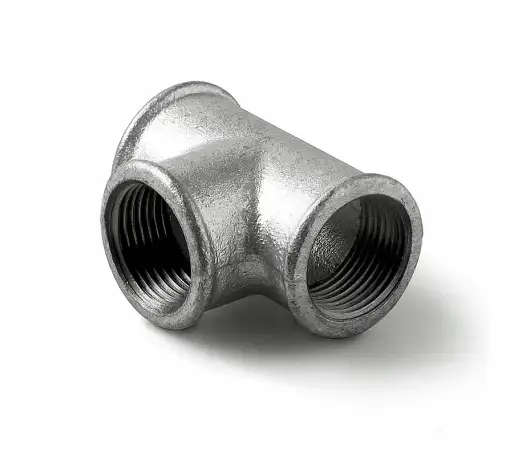 Тройник чугунный фланцевый, D1 от 1 до 1200 мм, D2 от 15 до 1200 мм, Тип: ТП; ТК..., Покрытие внешн.: оцинкованный..., фотография 1