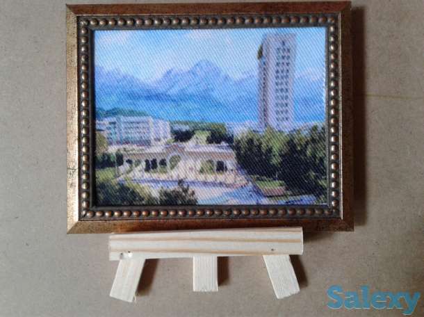 Сувениры мини мольбертики с картинами в рамочке, фотография 2