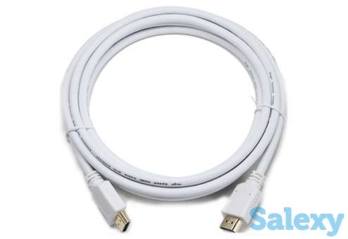 Кабель cablexpert cc-dhmi4-w-6 hdmi to hdmi ver 1.4 1.8м. белый, фотография 1