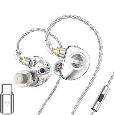 Наушники TRN MT4 PRO Type-C IEM, фотография 7